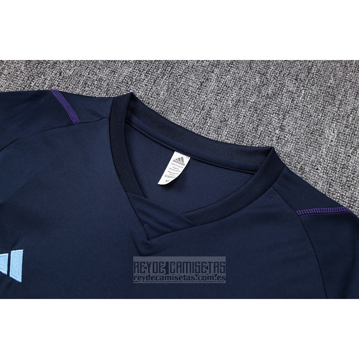 Chandal del Argentina Manga Corta 2023-2024 Azul - Pantalon Corto